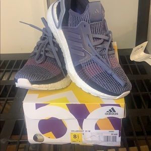 Ultraboost 19 NWT Raw Indigo/Shock Red SZ 8.5